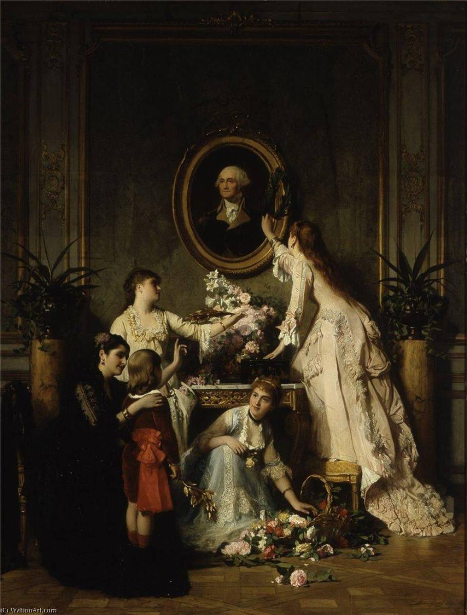 Washington's Birthday — Charles Baugniet