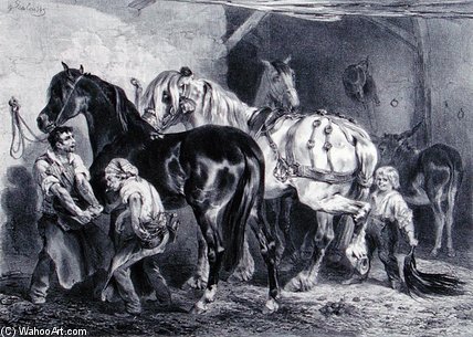The Forge — François Hippolyte Lalaisse