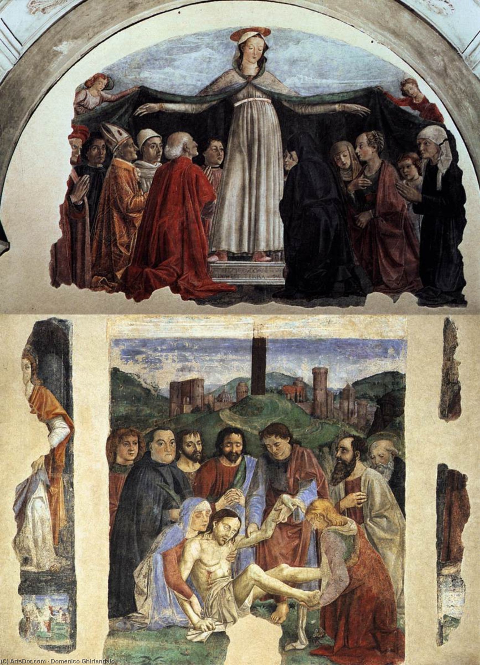 Madonna Of Mercy And Lamentation — Domenico Ghirlandaio