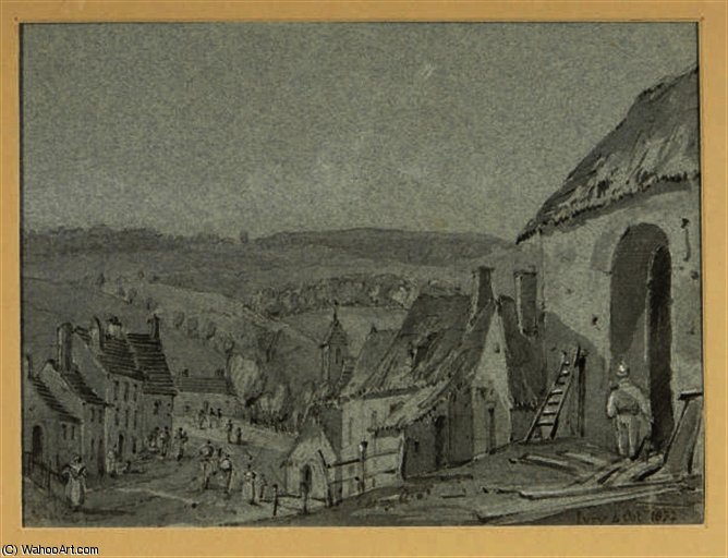 View Of Ivry; And Four Companion Drawings — Томас Шотер Бојс