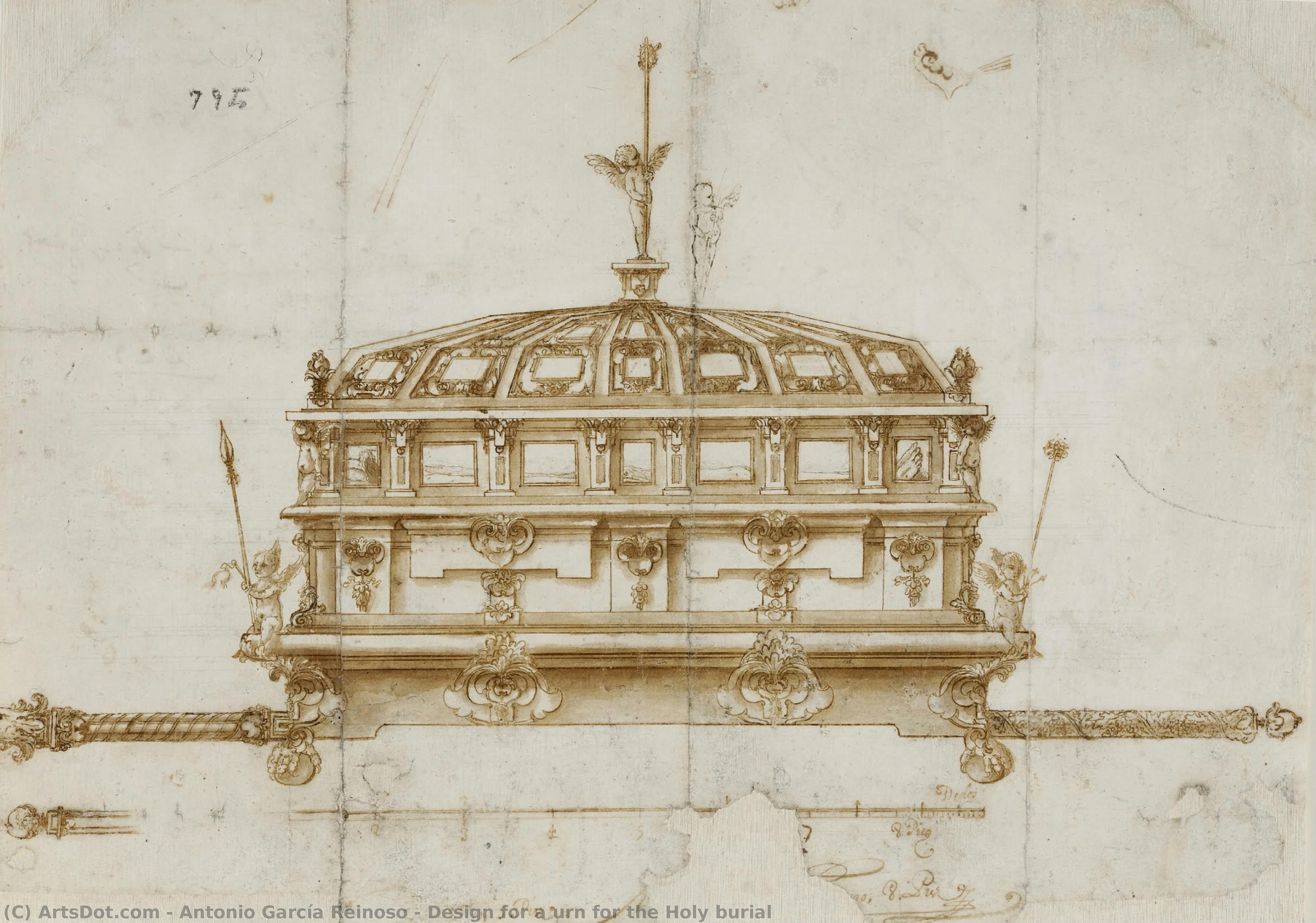 Design For A Urn For The Holy Burial — Antonio García Reinoso