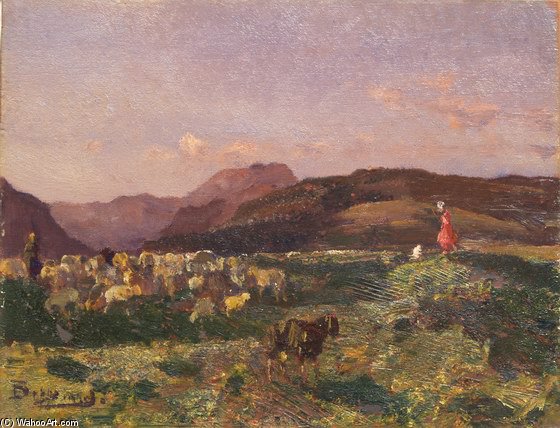 Landscape With Shepherds — Beppe Ciardi