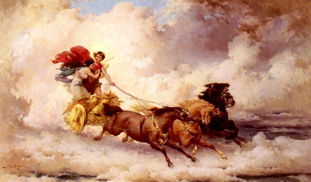 Apollon Enlevant Cyrene — Frederick Arthur Bridgman
