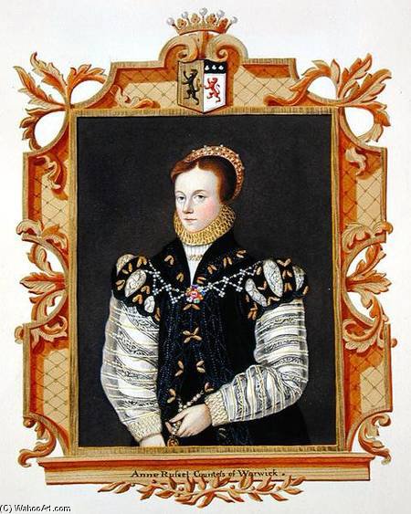 Portrait Of Anne Russell — Sarah, Gräfin Von Essex