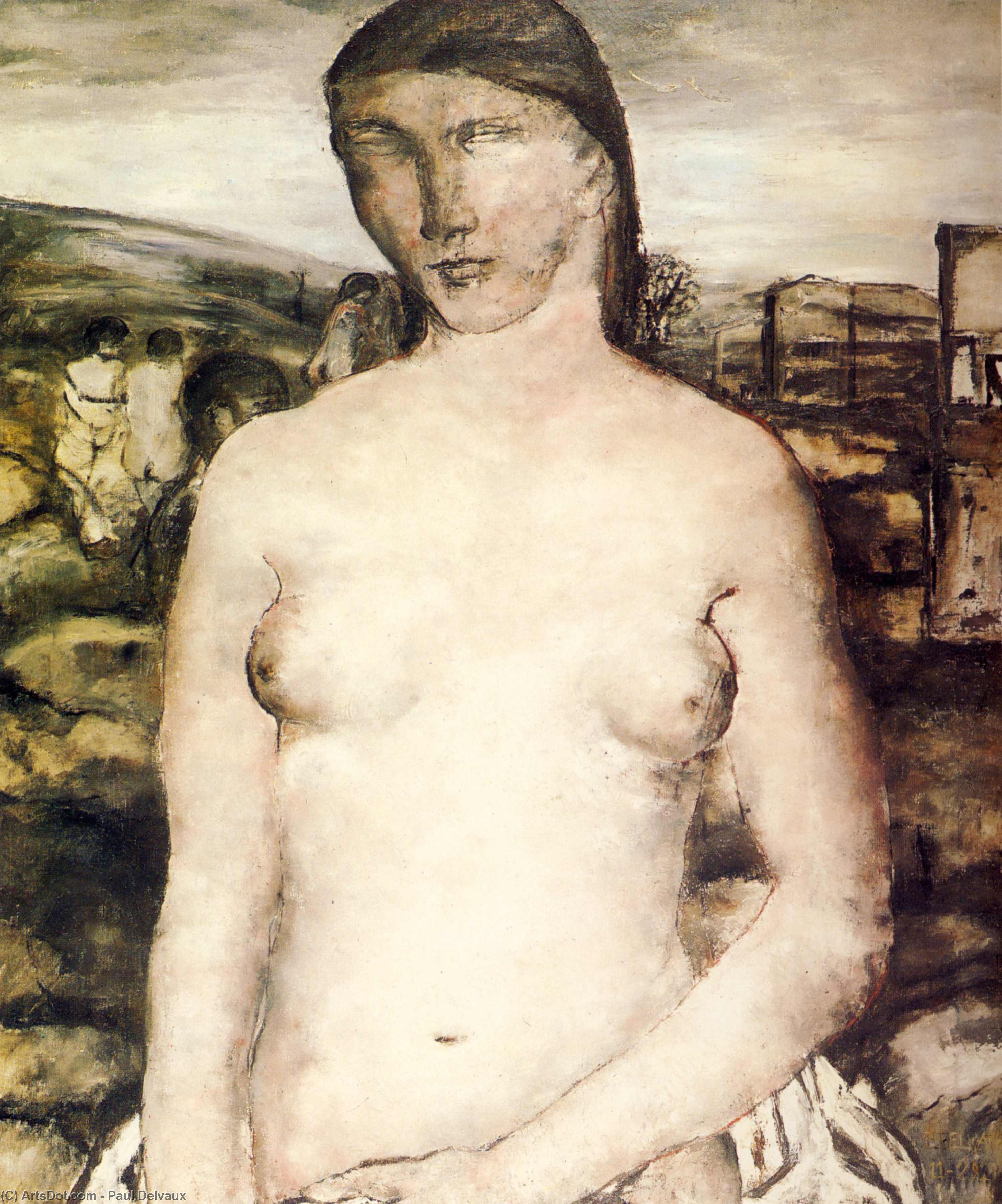 Large Nude Pink — ポール・デルヴォー
