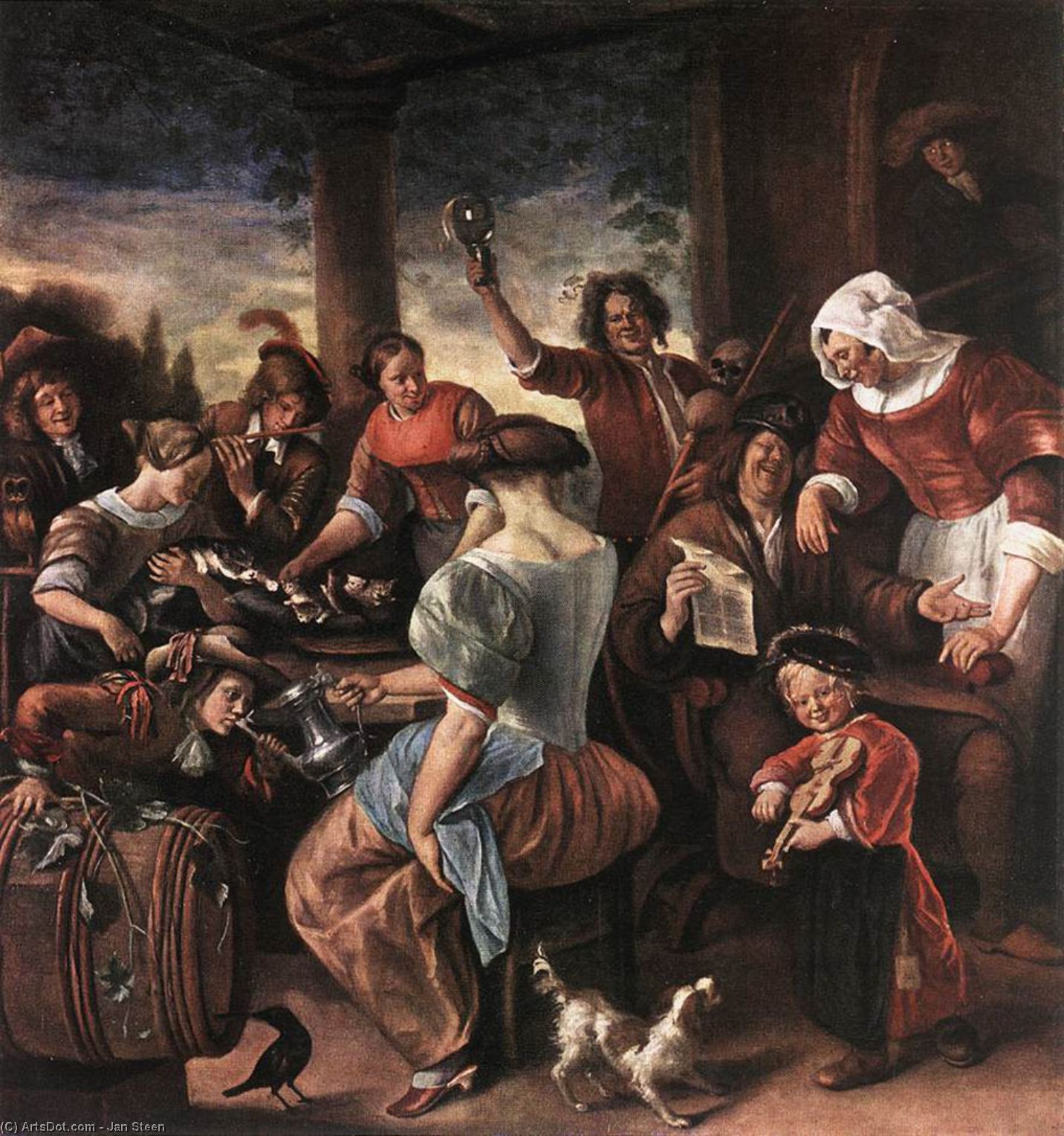 A Merry Party — Jan Havickszoon Steen