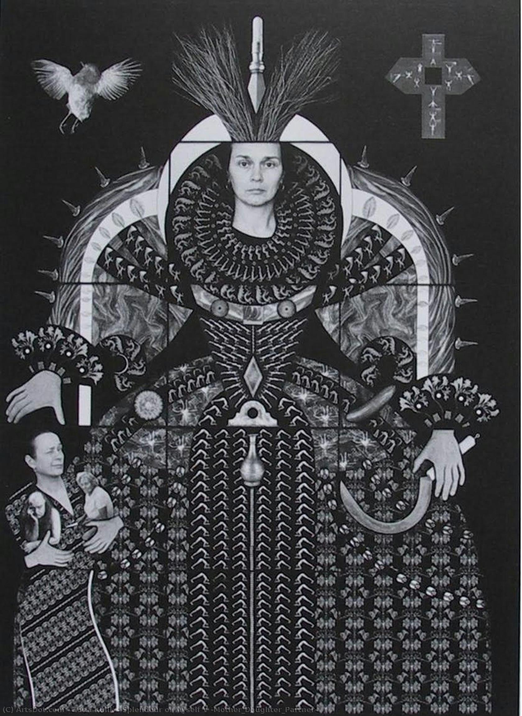 Splendour Of Myself V (mother_daughter_partner) — Zofia Kulik