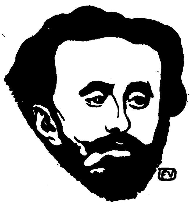 Portrait Of French Poet Tristan Corbière — Félix Vallotton