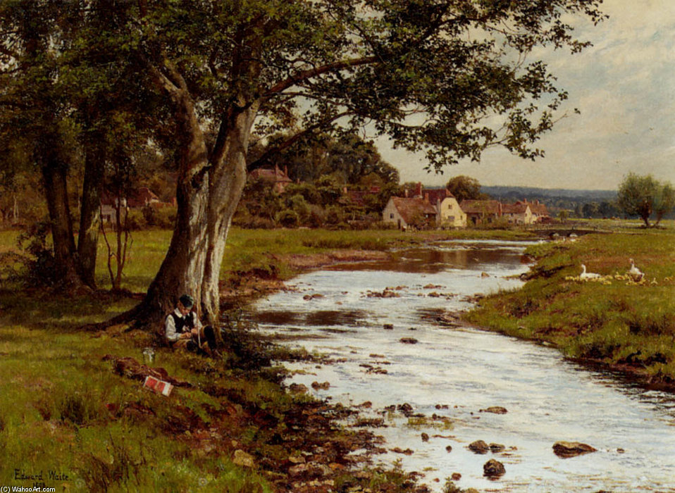 An Afternoons Fishing — Едвард Вилкинс Вејт
