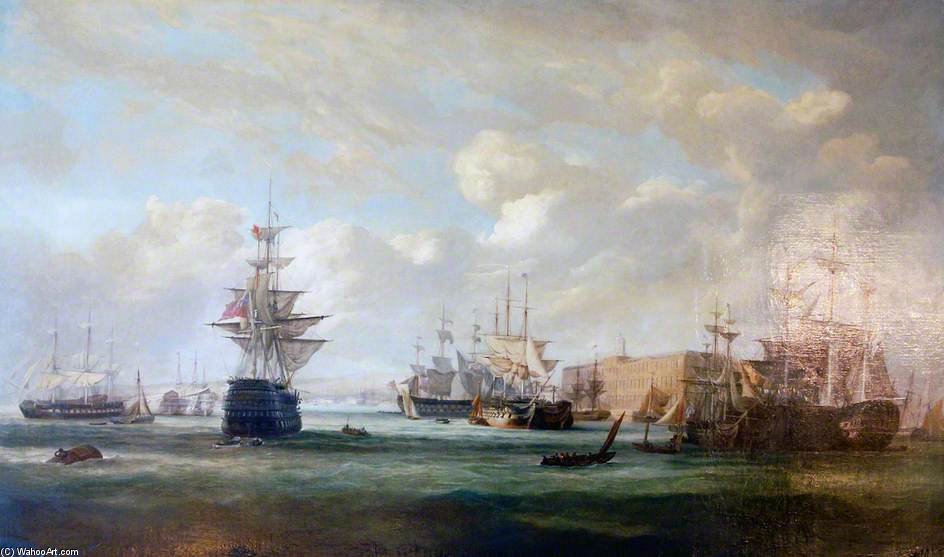 Portsmouth Harbour — John Christian Schetky