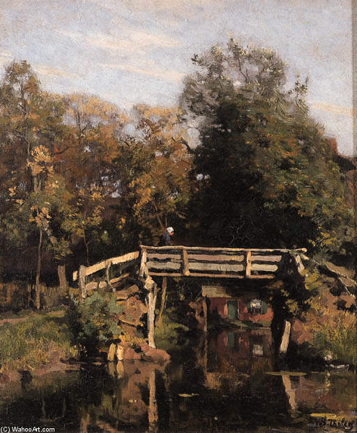 Lake Bridge — Wilhelmus Hendrikus Petrus Johannes Zwart