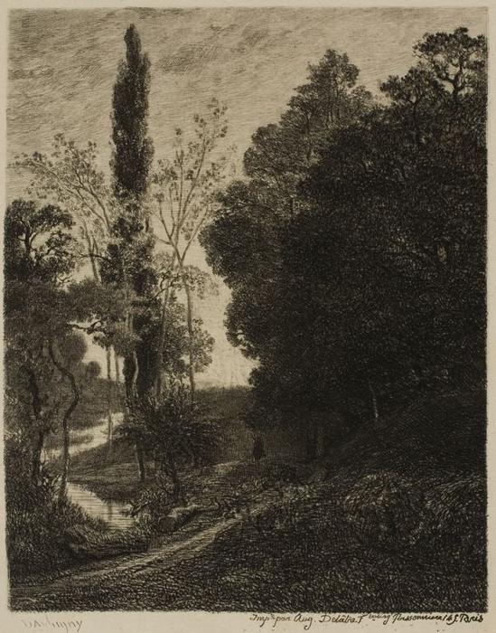 The Banks Of The Cousin — Charles-françois Daubigny