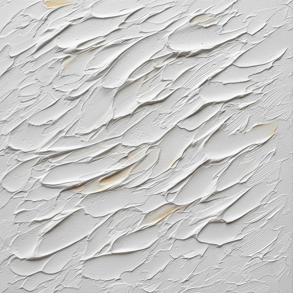 Ätherische Rhythmen In Weiß: Eine Skulpturale Studie Serenem Impasto-flusses — David Moreau
