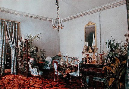 Varvara Obreskoff's Salon — Luigi Premazzi (ludwig Osipovich)