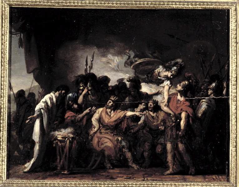 Dispute D'agamemnon Et D'achille La Colère D'achille — Joseph Marie Vien