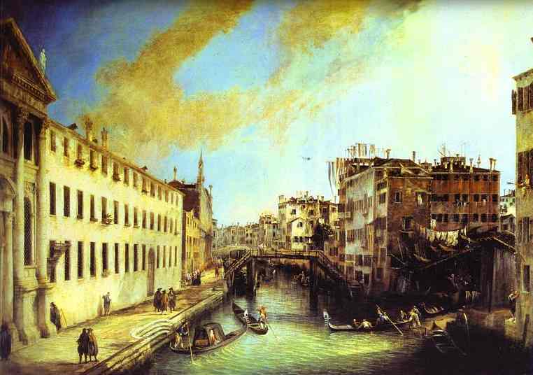 Rio Dei Mendicanti - Looking South — Canaletto