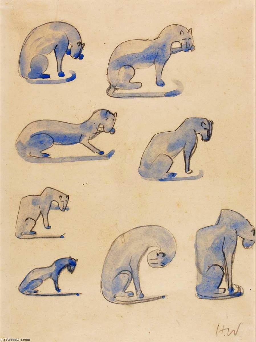 Sketches For Tiger After His Meal — Heinz Warneke
