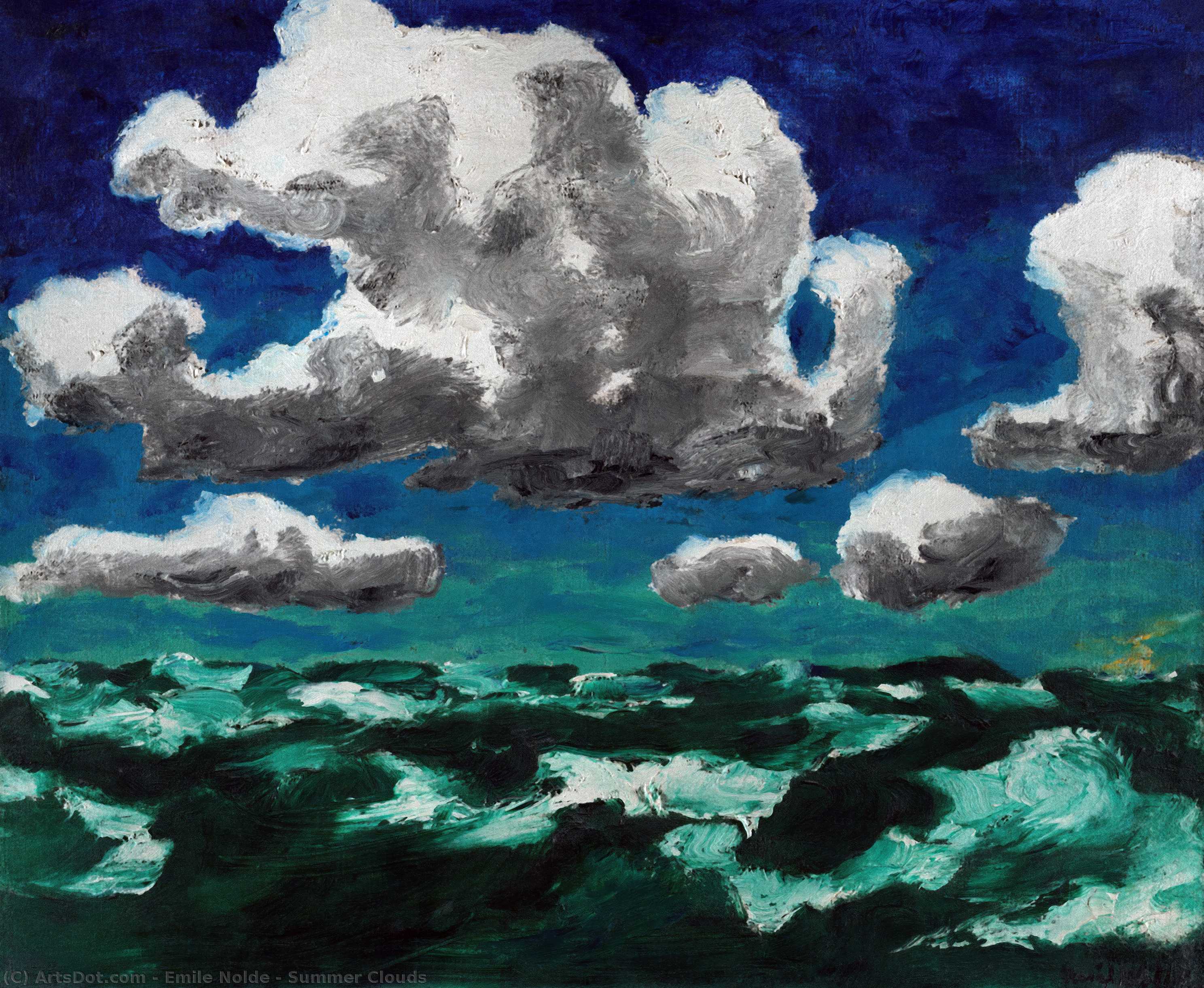 Summer Clouds — エミール・ノールデ