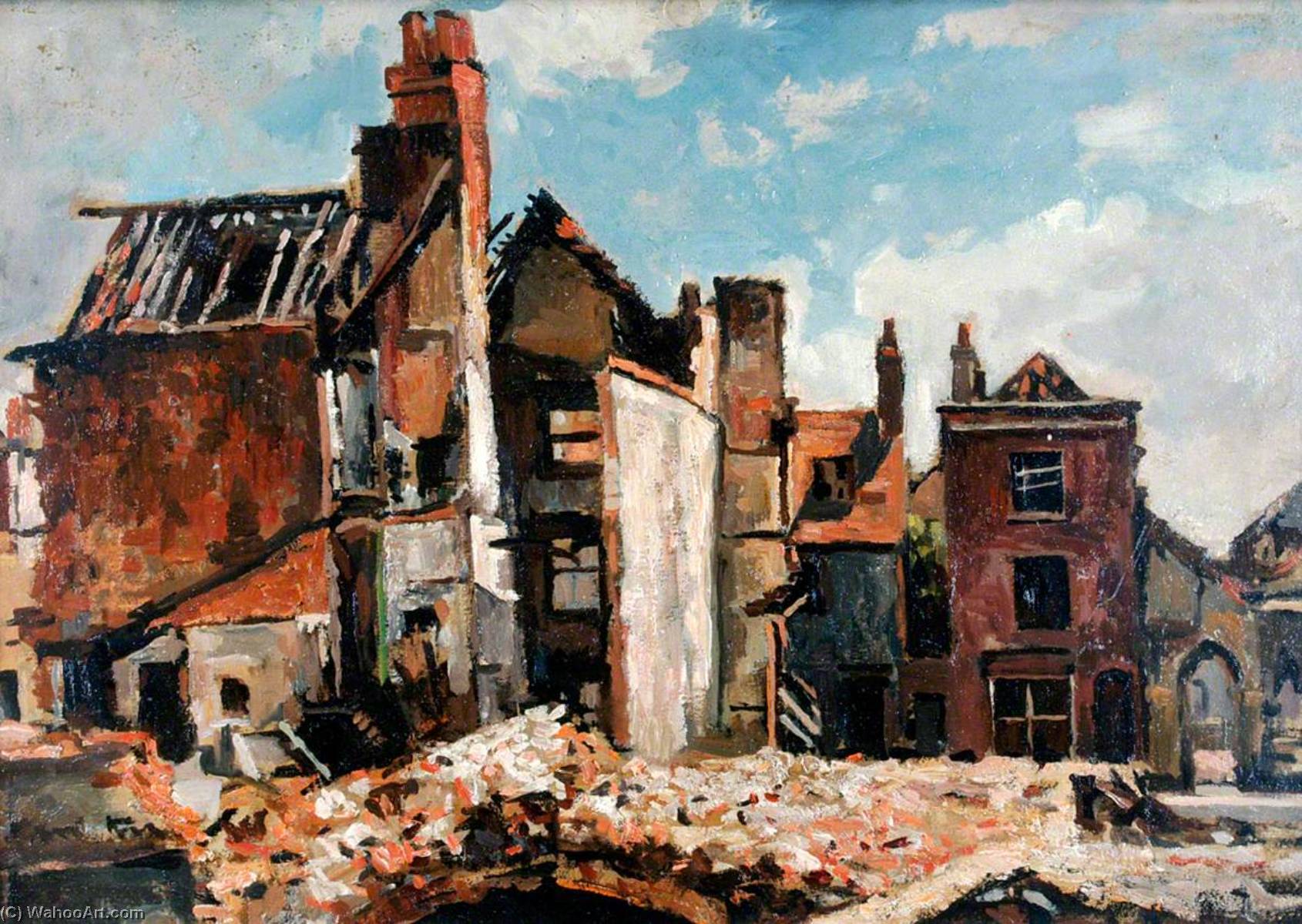Ruins Of St Thomas' Street, Portsmouth — Edward Robert King
