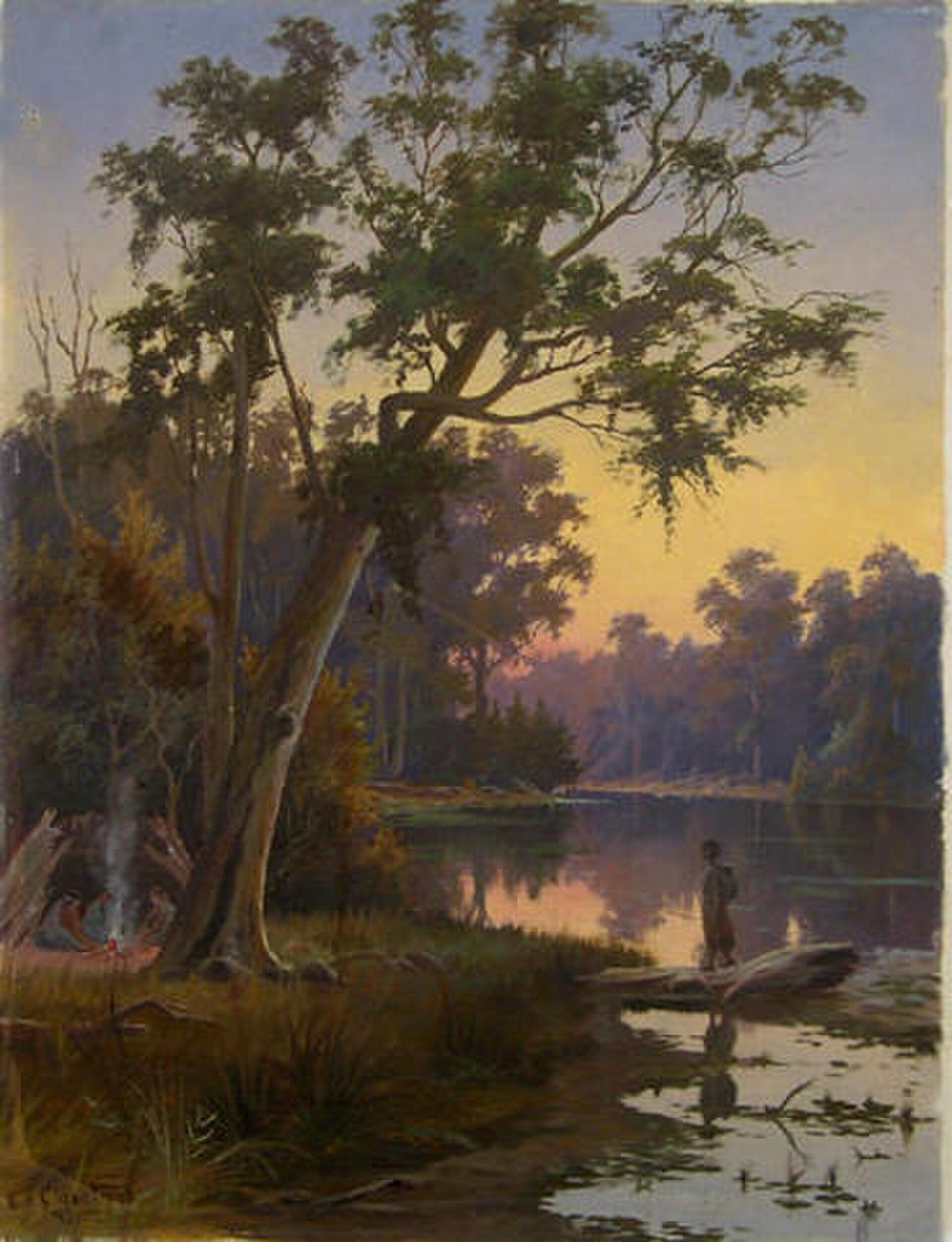 Australian River Scene — Эдвард Уильям Стотт