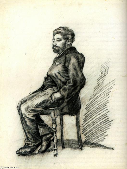 Seated Man With A Beard — Vincent Willem Van Gogh