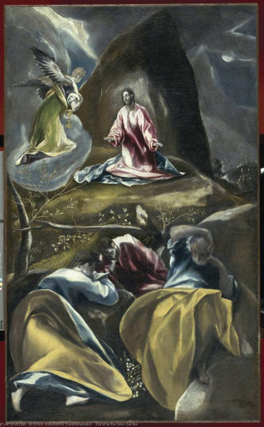Christ In The Olive Garden — El Greco