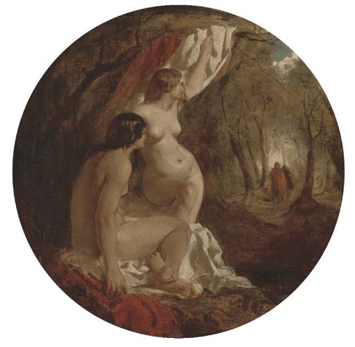 Two Female Nudes In A Wood — William Etty