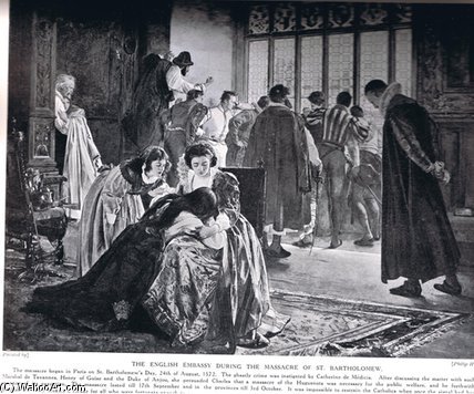 The English Embassy During The Massacre — Philip Hermogenes Calderon