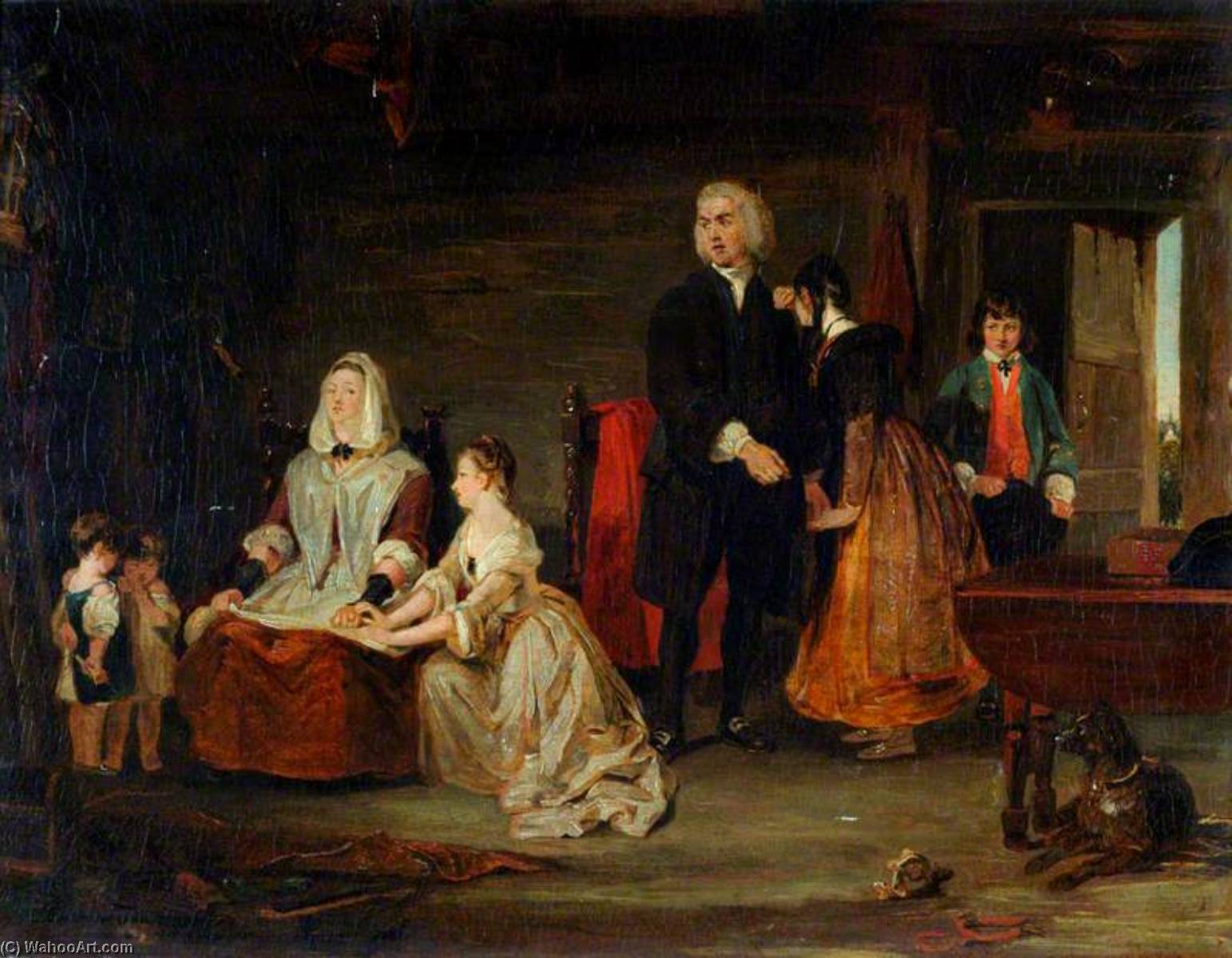 Olivia's Return — Gilbert Stuart Newton