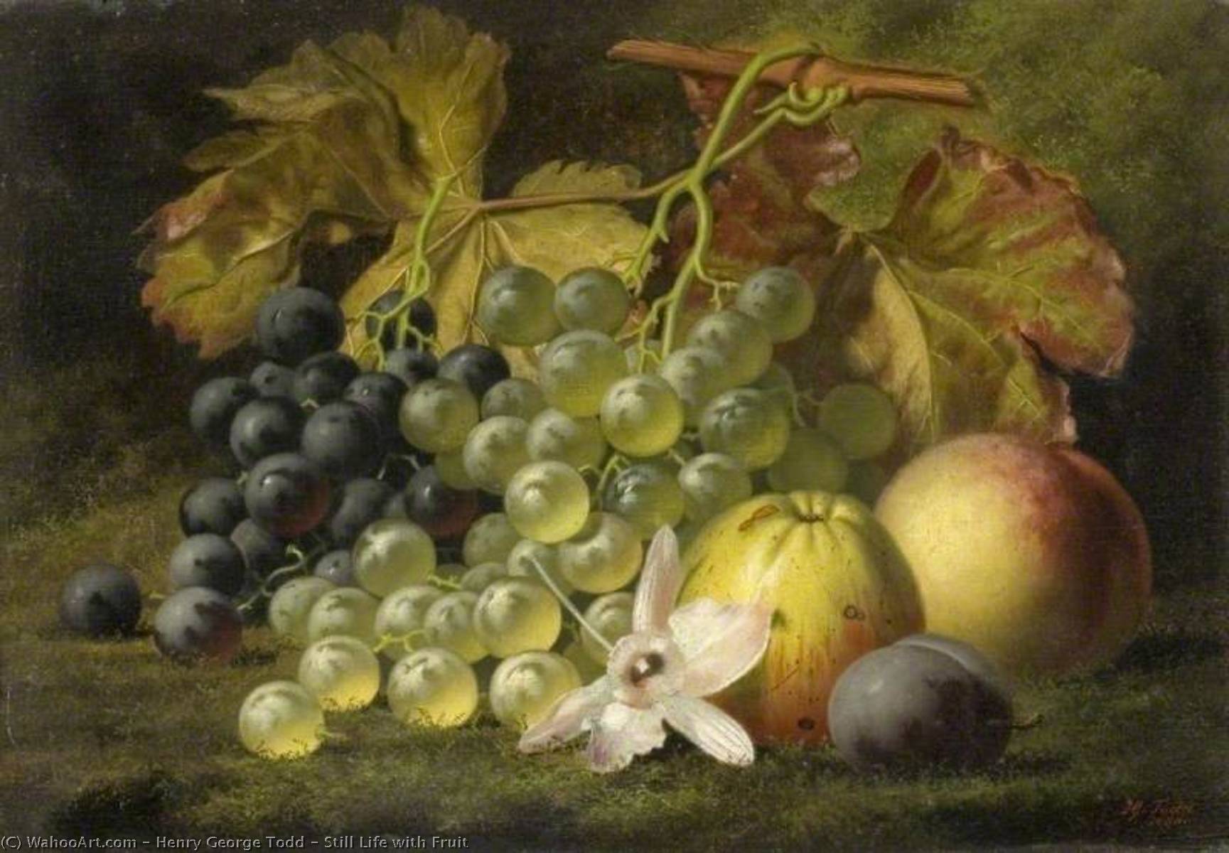 Still Life With Fruit — Henry George Todd