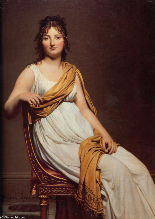 Retrato De Madame Raymond De Verninac — Jacques-louis David