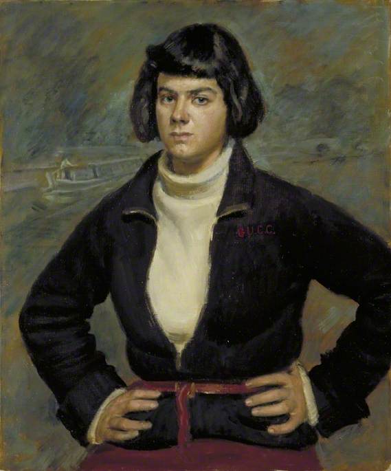Christian Vlasto, A Canal Boat Woman — Bernard Hailstone