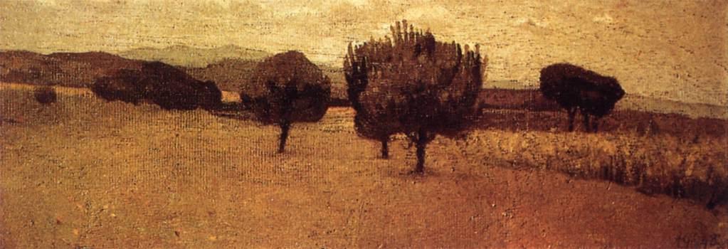 Landscape At Castiglioncello — Giuseppe Abbati