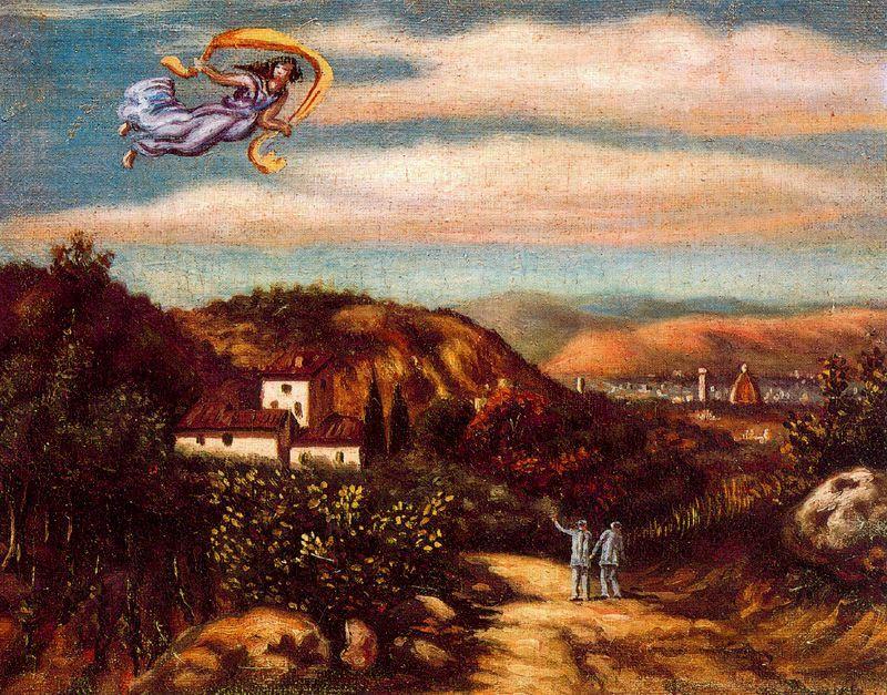 Landscape With Divinity — Джорджо Де Кирико