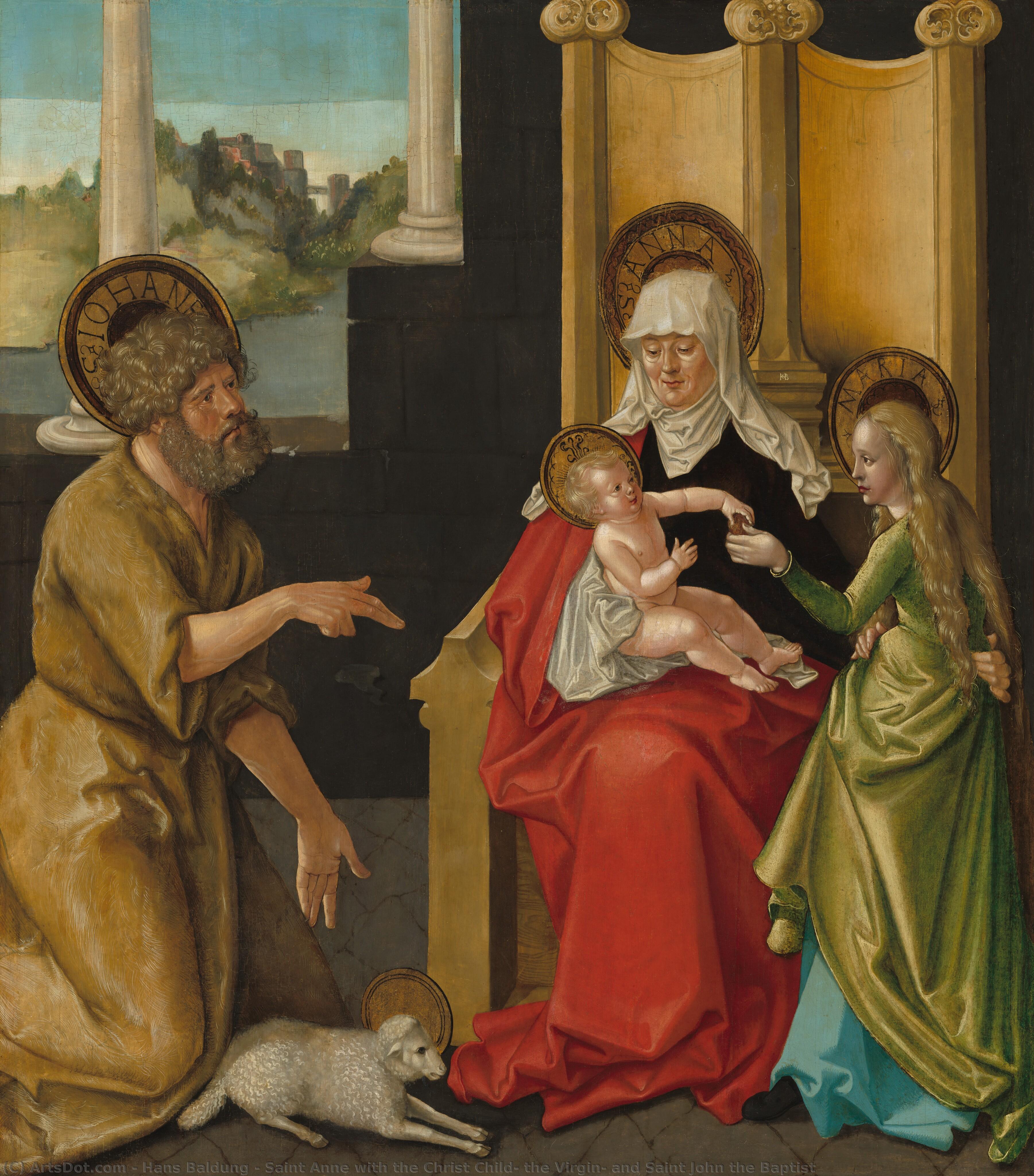 Saint Anne With The Christ Child, The Virgin, And Saint John The Baptist — Hans Baldung