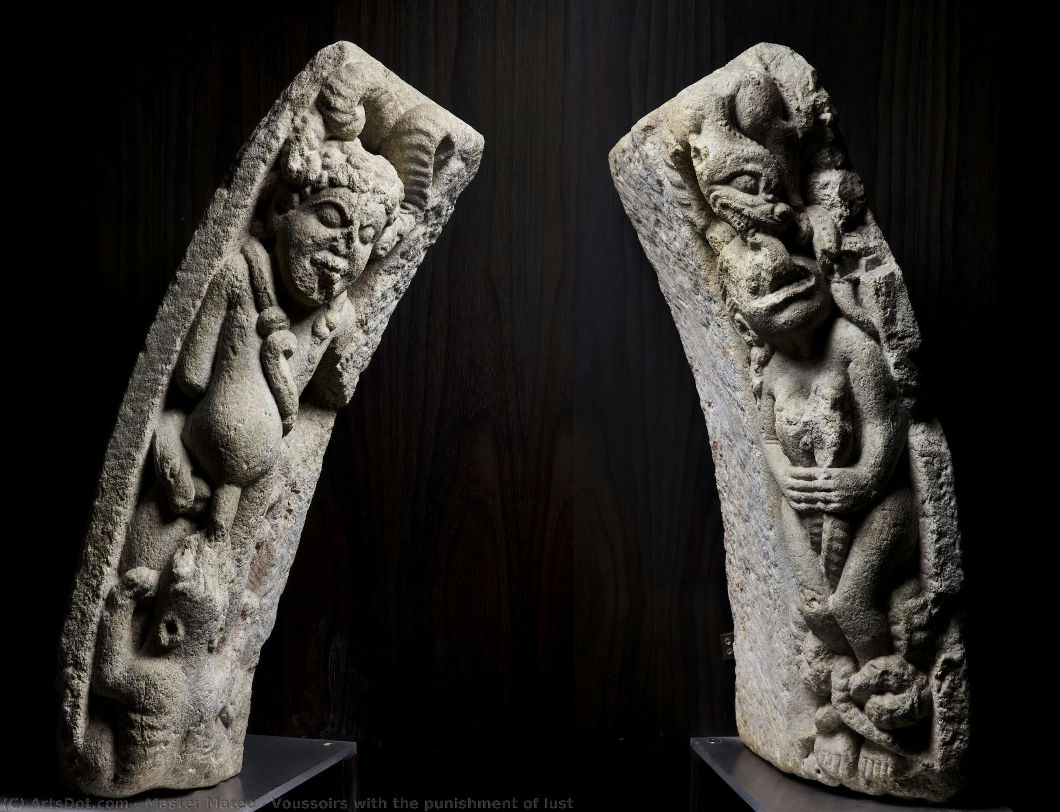 Voussoirs With The Punishment Of Lust — Meister Mateo
