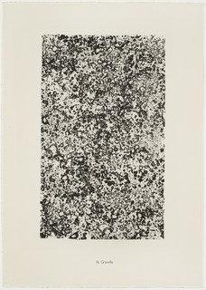 Gravel (gravelle) From The Portfolio Continuation Of Inventory (suite D'inventaire) From Phenomena (les Phénomènes) — Jean Philippe Arthur Dubuffet