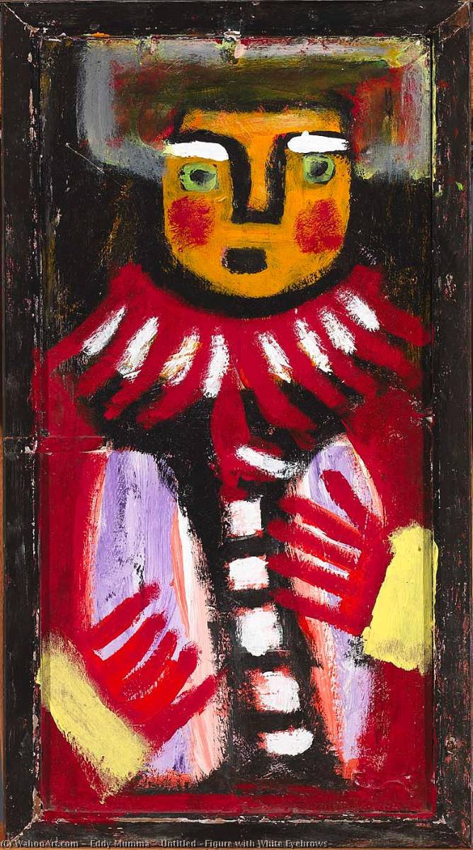 Untitled (figure With White Eyebrows) — Eddy Mumma