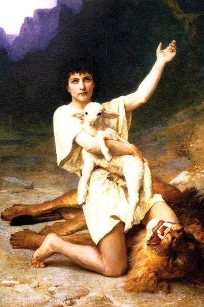 The Shepard David — Elizabeth Jane Gardner Bouguereau