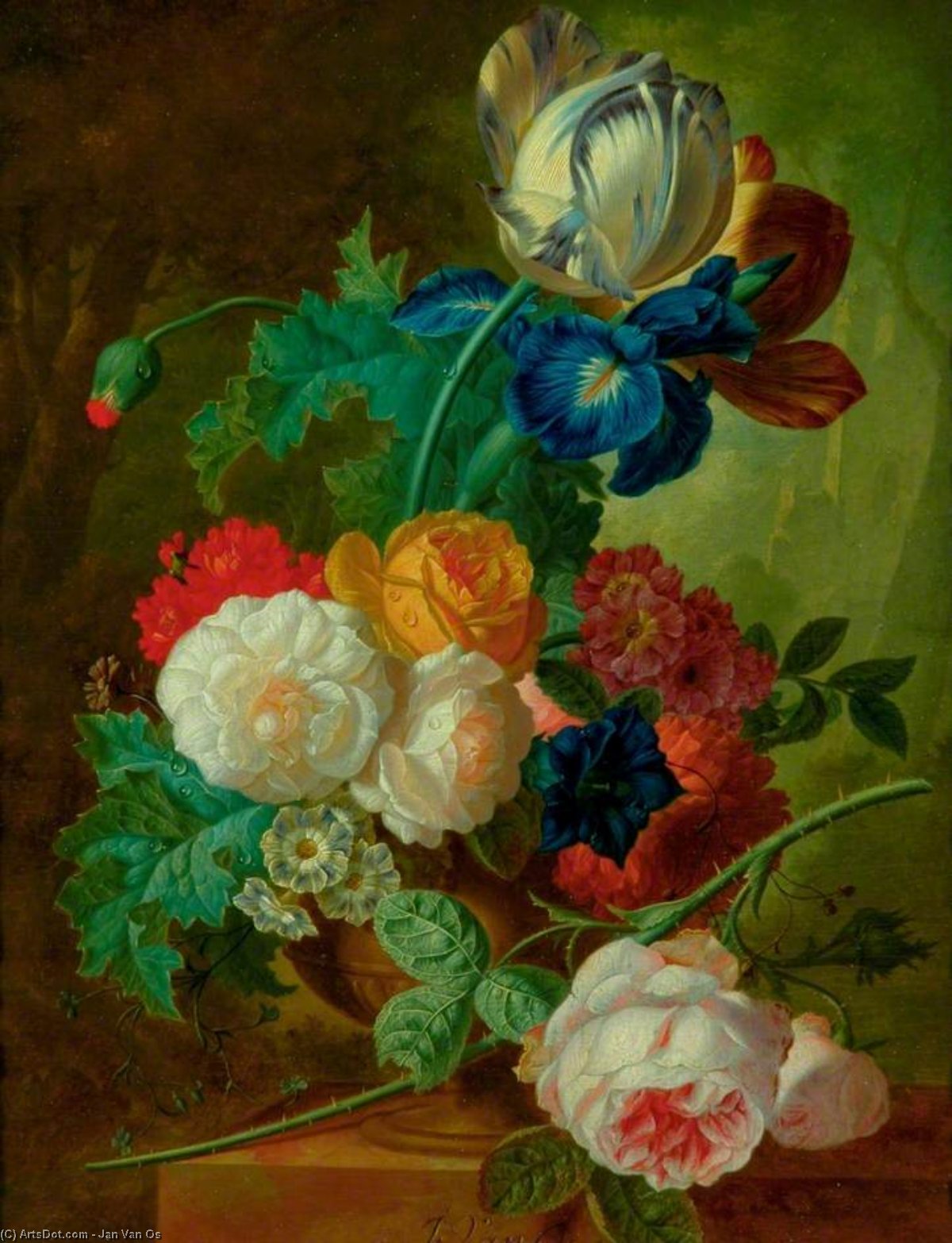 Flower Piece - — Ян Ван Ос
