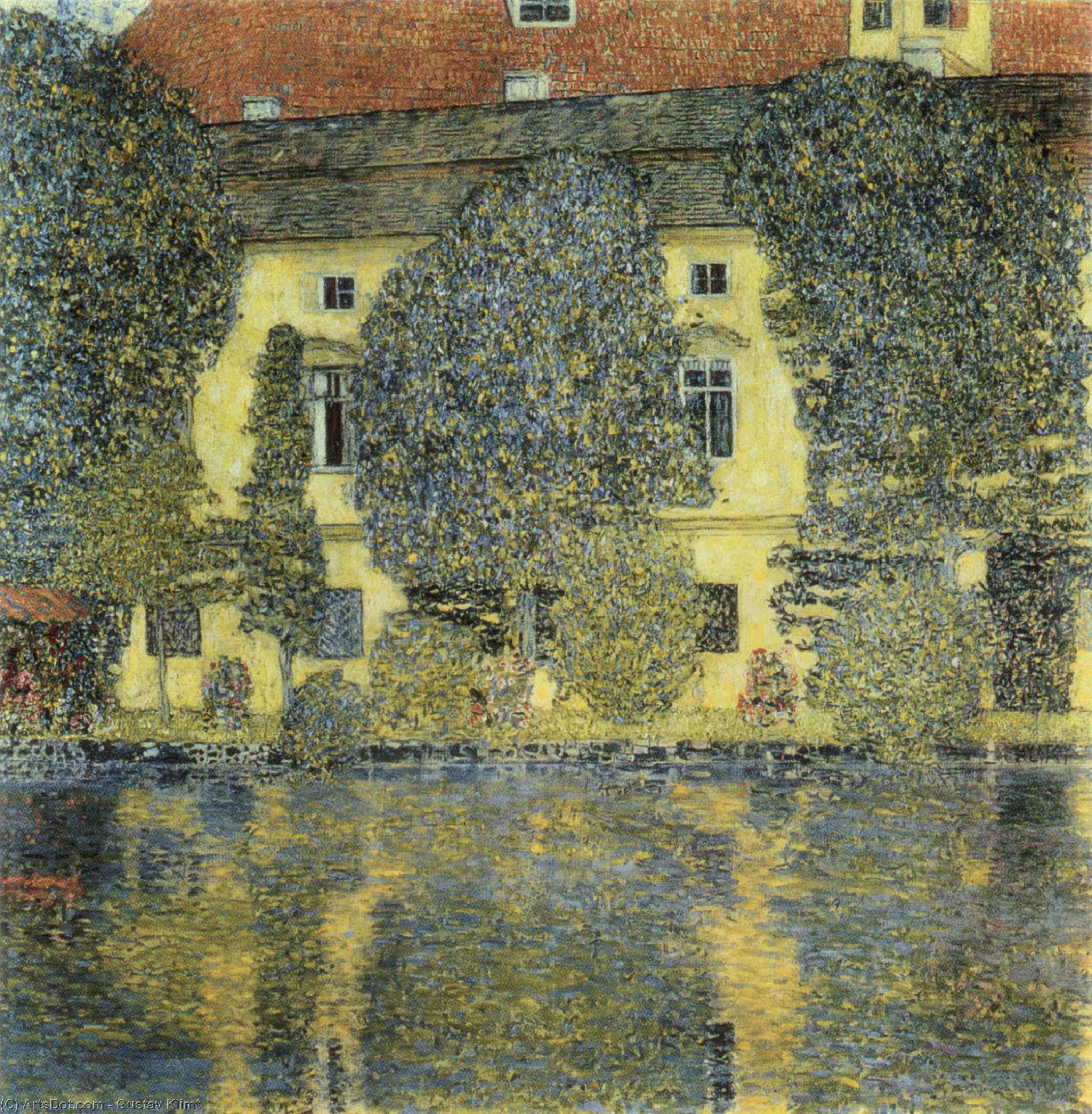 Das Schloss Kammer Am Attersee, Iii — Gustav Klimt