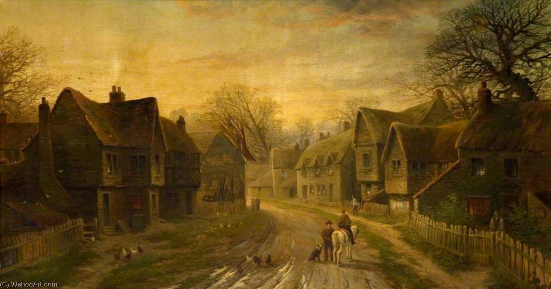 Eventide, Old Barnet — Joseph Wrightson Macintyre