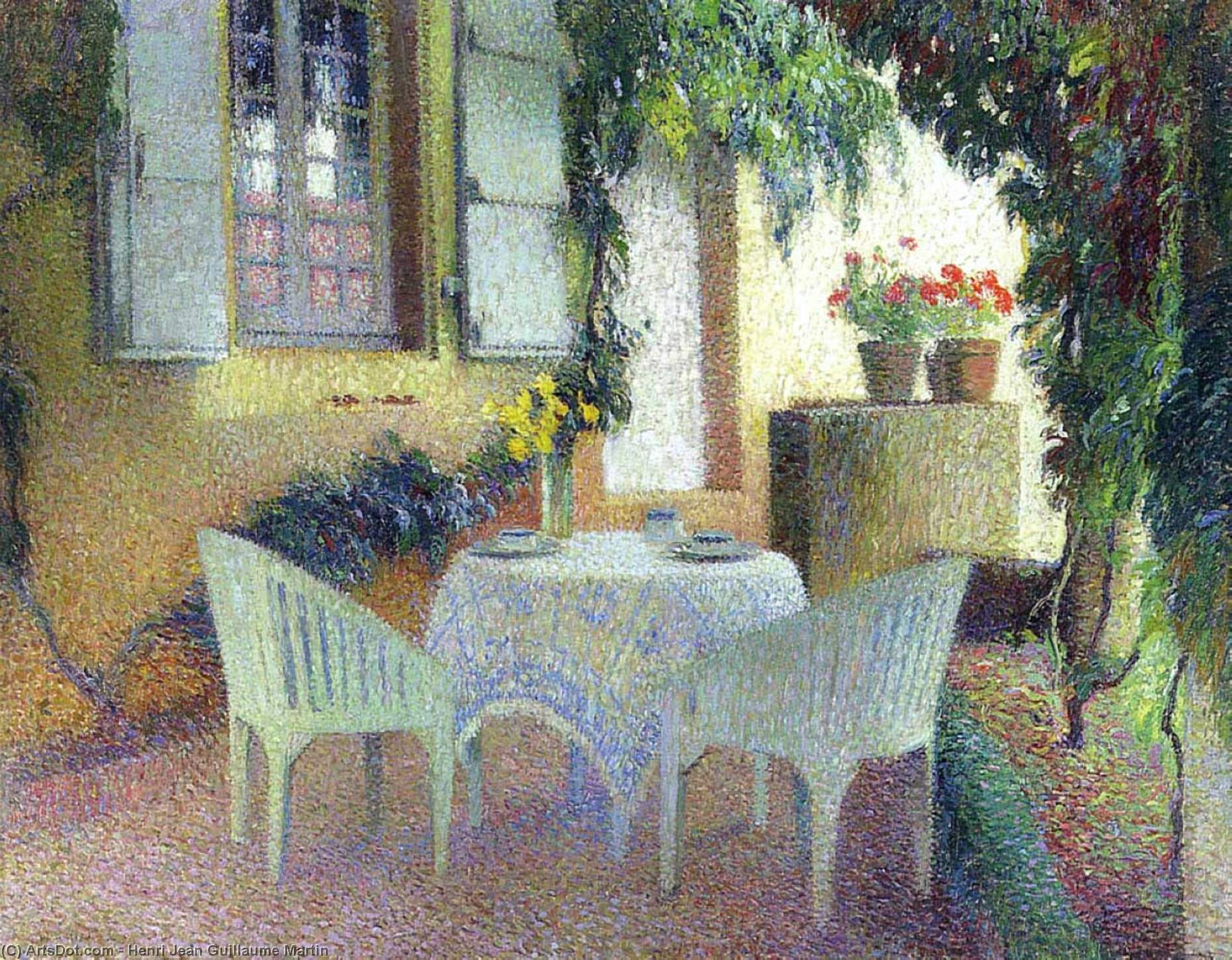 Terrasse Du Manoir A Marquayrol — Henri Jean Guillaume Martin