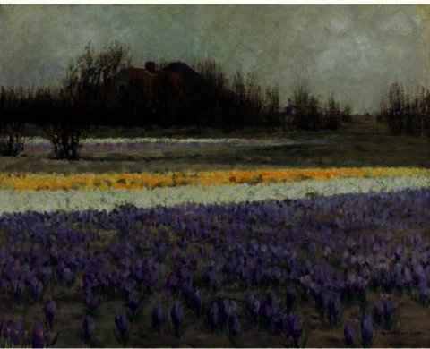 A Field Of Crocuses — Джордж Гитчкок