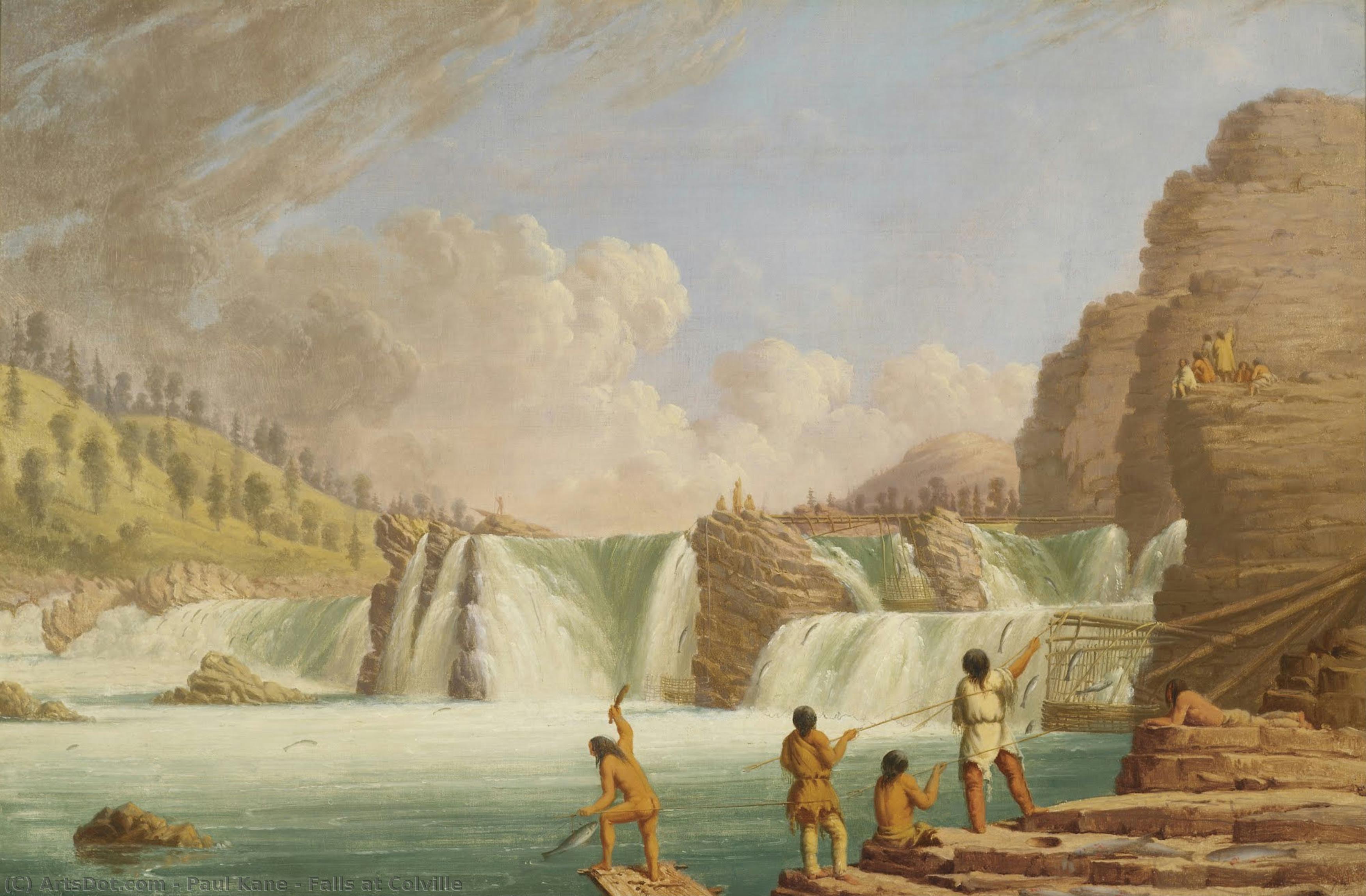 Falls At Colville — Paul Kane