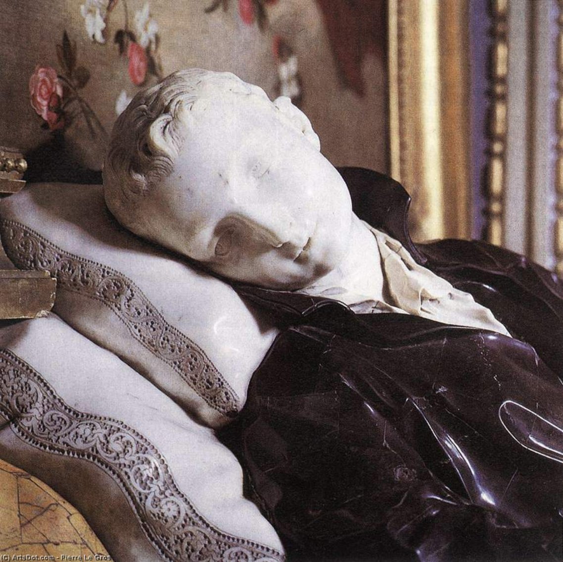 The Death Of St Stanislas Kostka (detail) — Pierre Le Gros