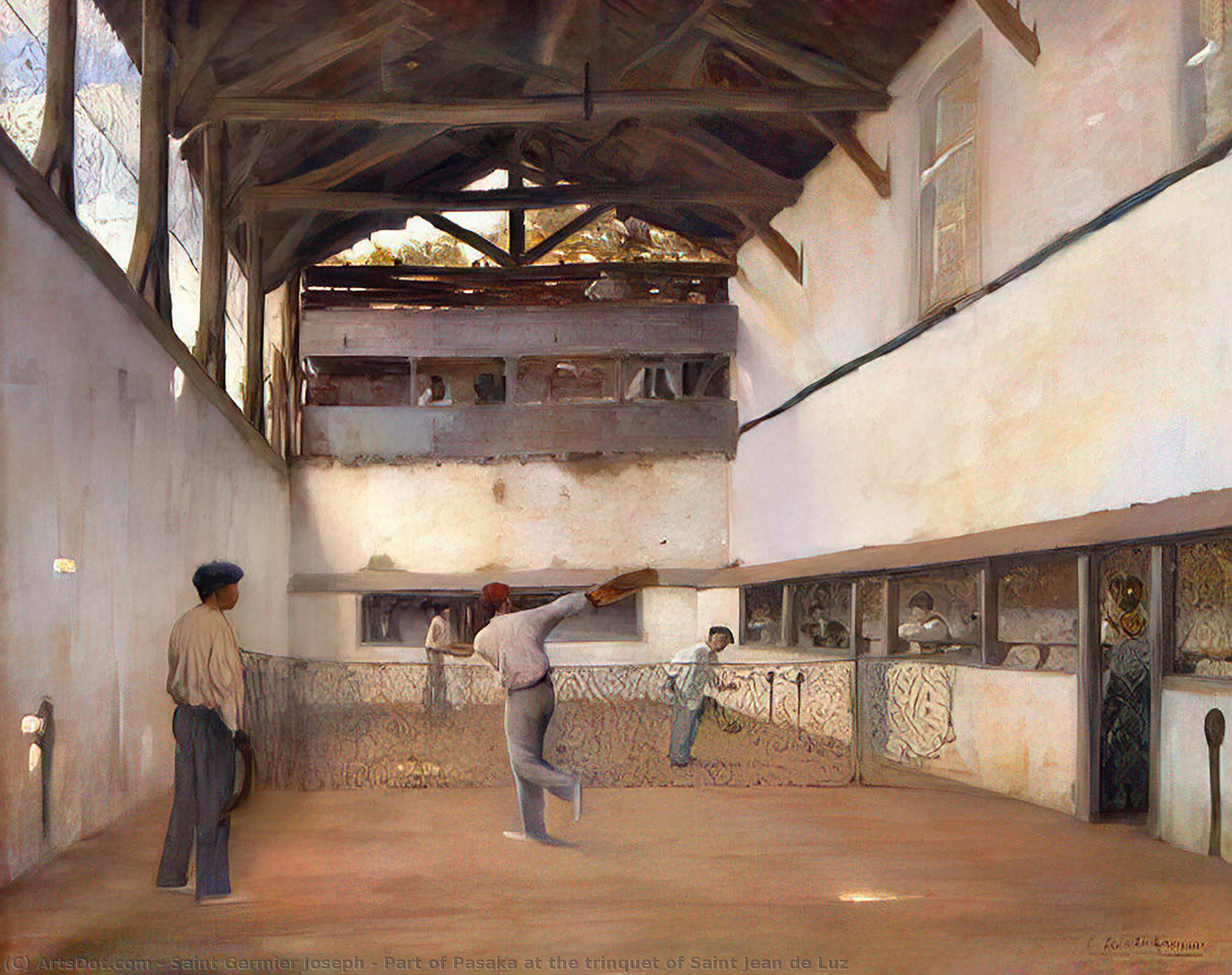 Part Of Pasaka At The Trinquet Of Saint Jean De Luz — Saint Germier Joseph