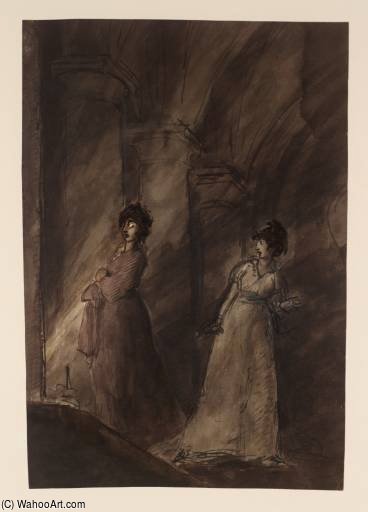 Study For The Sleepwalking Scene, Macbeth — Sir Nathaniel Dance Holland