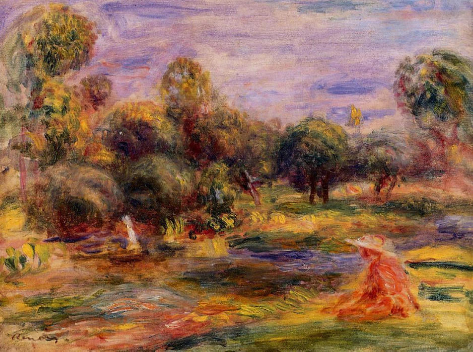 Cagnes Landscape — Пьер-огюст Ренуар