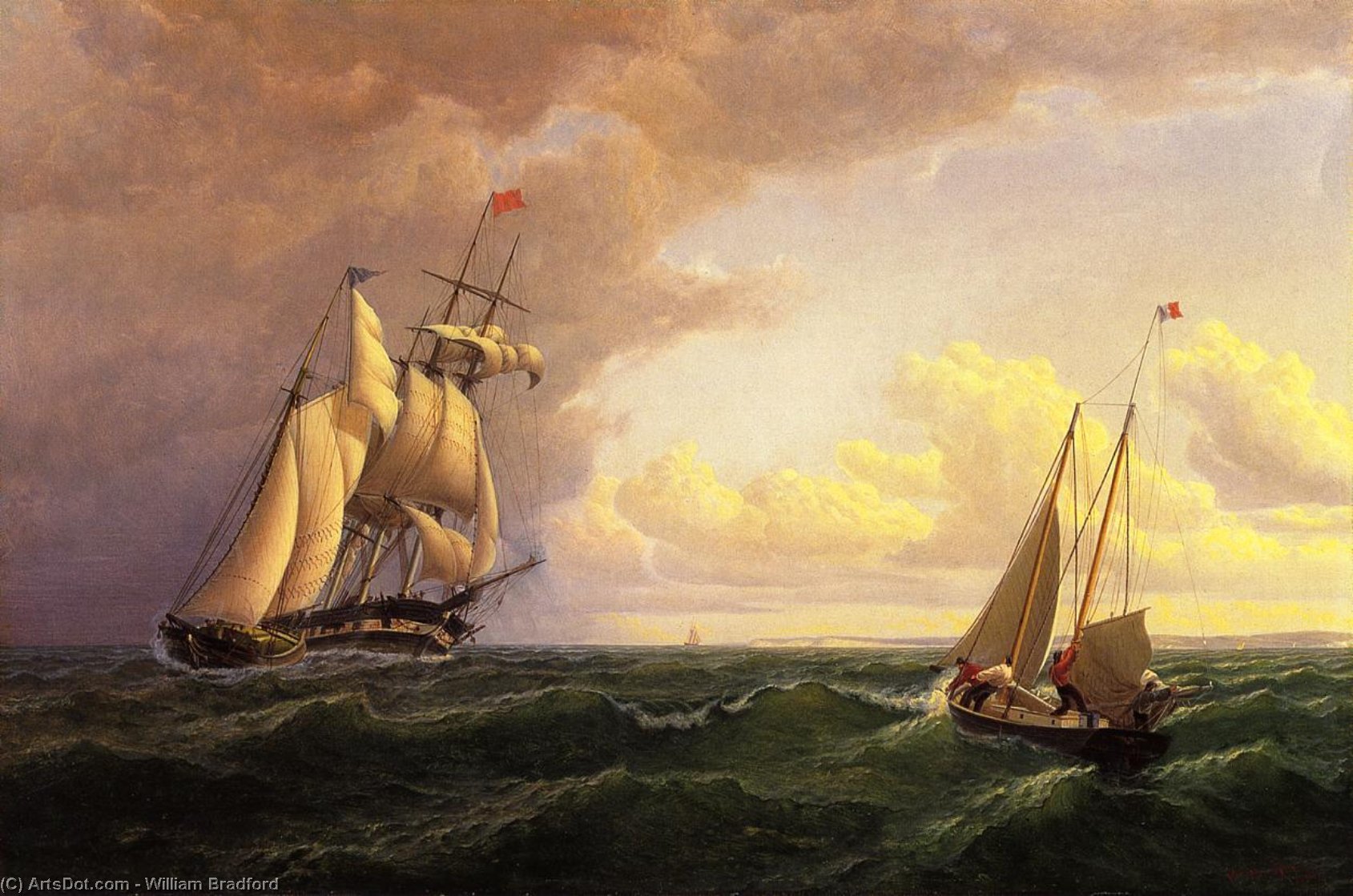 Whaler Off The Vineyard - Outward Bound — Vilijam Bredford